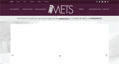 Desktop Screenshot of nailsbymets.com